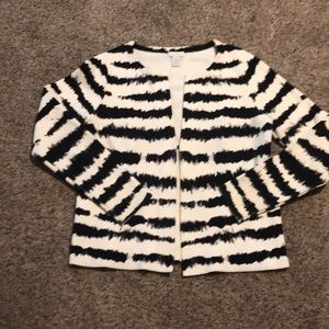 Chico’s Zebra Cardigan size 0